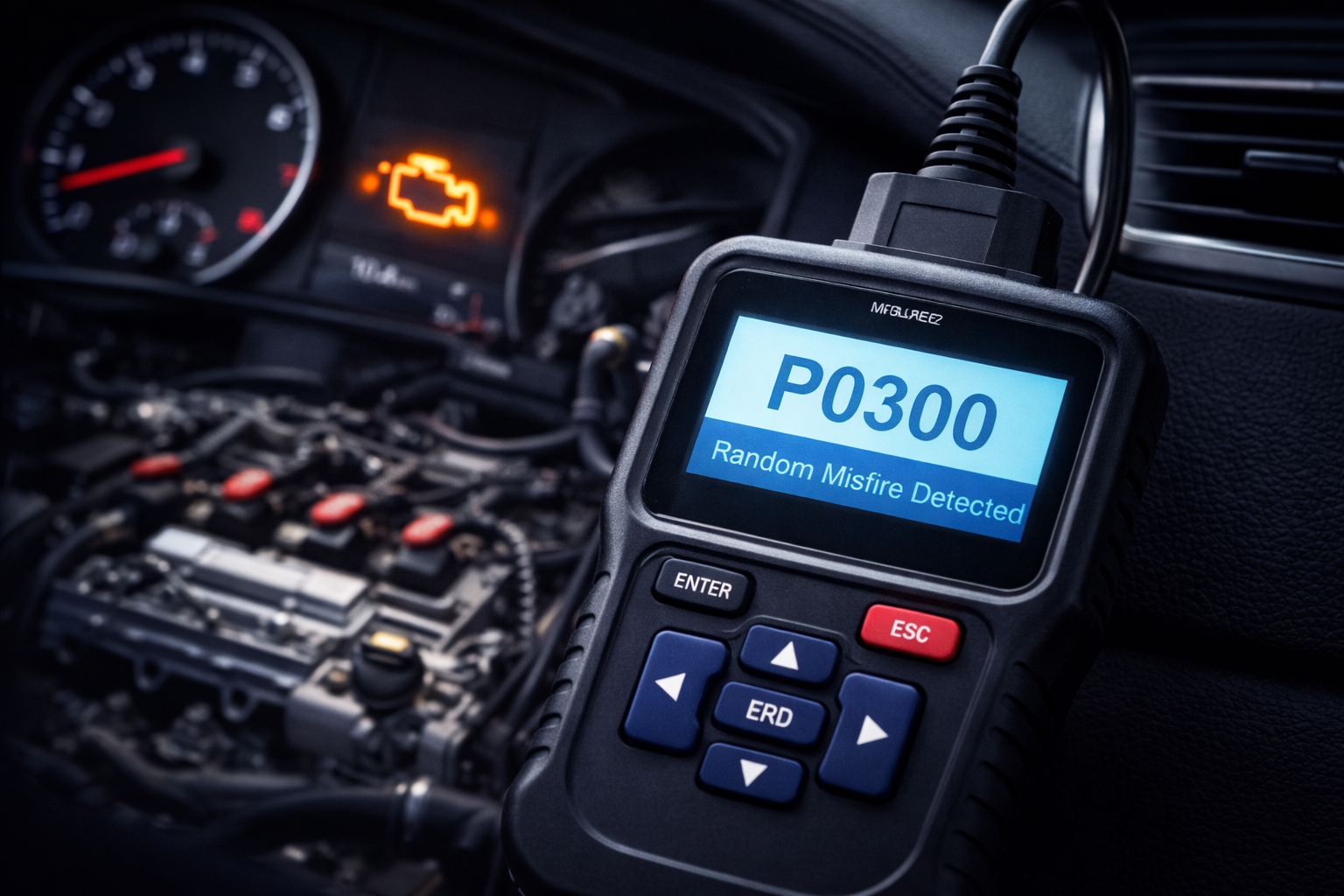 Error Code P0300 – Multiple Misfire Detected: Causes and Solutions