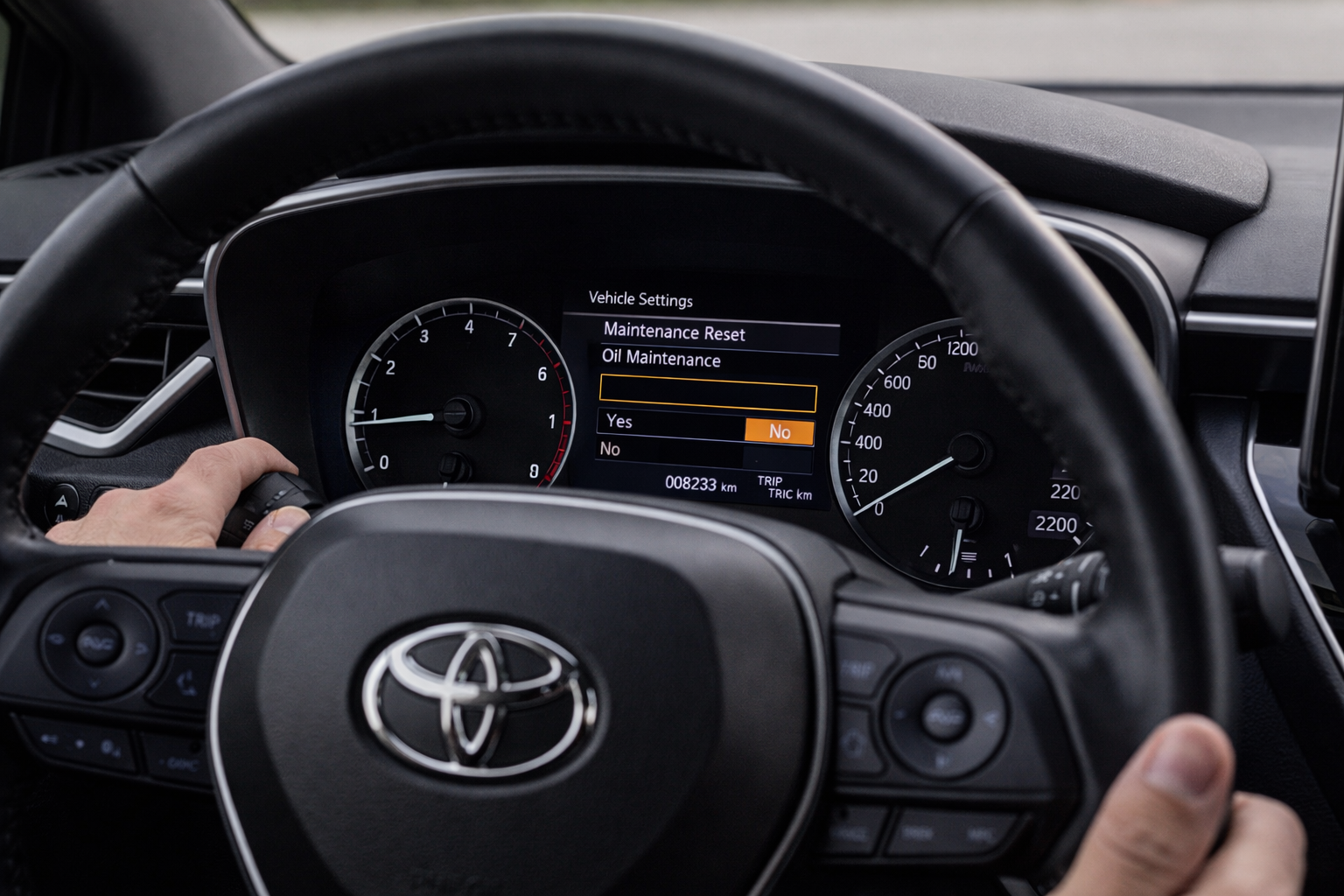 Toyota Corolla: How to Reset the Maintenance Light