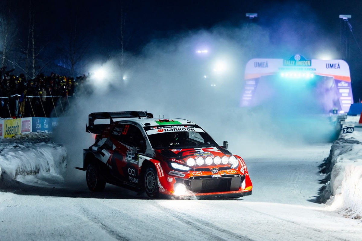 Sweden Rally: Elfyn Evans Maintains His Lead Against Katsuta