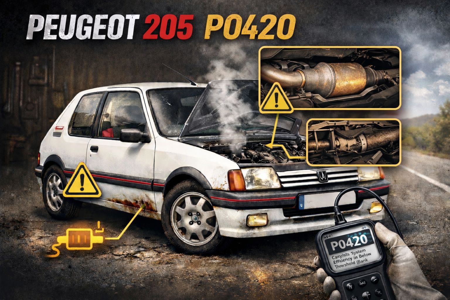 Peugeot 205 P0420 Code: Don't Blame the Cat Just Yet