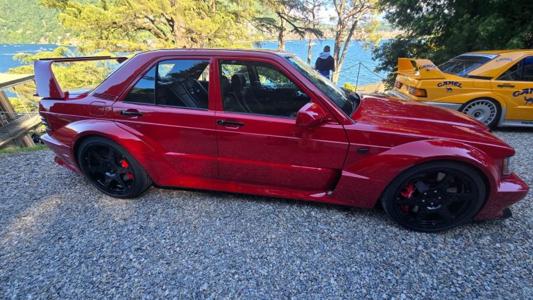 HWA Unleashes DTM-Inspired Mercedes 190 Evo Homage at Lake Como