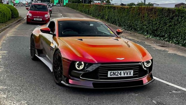Aston Martin Valour wows in unique Andromeda Red paint